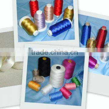 all colors core spun polyester sewing thread with high quality