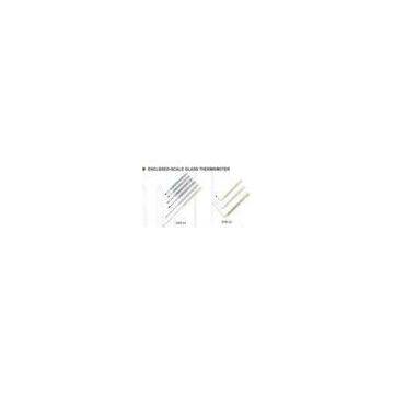 8, 10 Milk Enclosed - Scale Blue Spirit Liquid Glass Thermometer For Laboratory, Oil