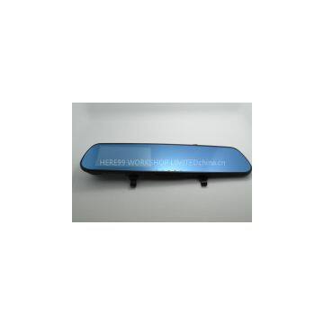 4.3 inch HD 1080P Waterproof Dual Lens Car DVR Separated Rear Camera 140degree Angle View Two Camera Gsensor H237