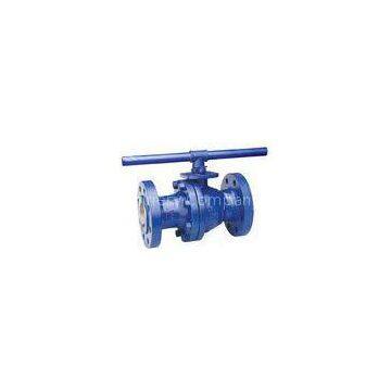 Hydraulic / Pneumatic Casting Floating Ball Valve For Chemical , Free Leakage