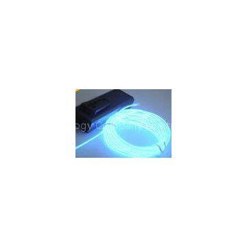 Transparent Blue Green EL Lighting Wire In Roll With 3V - 2 AA Batteries Pack