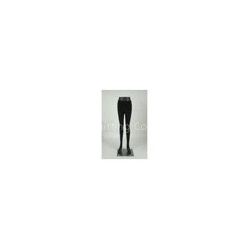 Black Cotton Spandex Leggings , Beautiful Ladies Foot Trousers