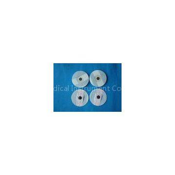 White 5mm Non-Woven Ecg Disposable Electrodes For Medical, Disposable Ecg Electrodes With 3.9mm Snap