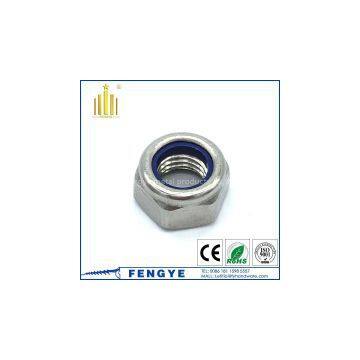 DIN985 M16 nylon insert lock nut ss304