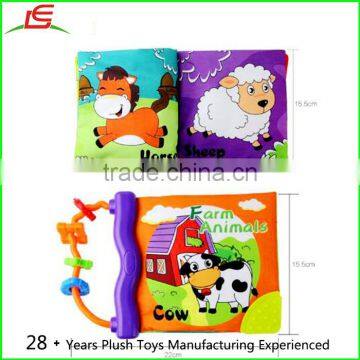0-12 Month Baby Rattles Teether Toys Soft Plush Waterproof Baby Bath Book photo-4
