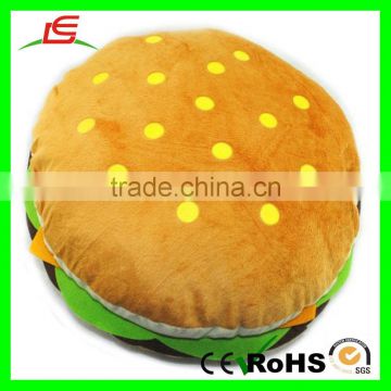 E401 38 * 16 cm Seems Yummy Soft Stuffed Pillow Plush Hamburger Cushion