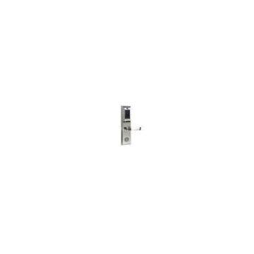 Digital Silver Fingerpirnt intelligent door locks with remotes, keys and password, card