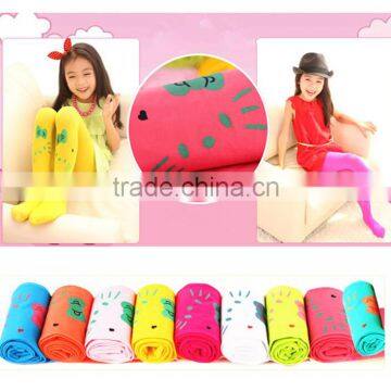Baby Girl Children Kids Pantyhose Stocking Velvet Kitty Cat Dancing Pantyhose 12 Candy Colors photo-2