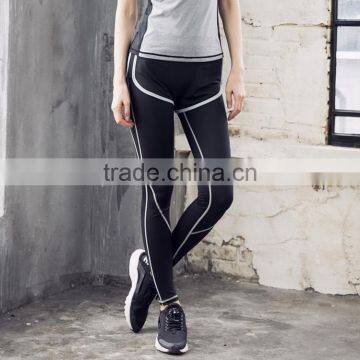 Professional Gym Running False Two Elastic Motion Display Fitness Yoga Pants