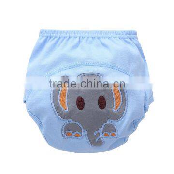 lovely elephant style 3 layers waterproof high quality baby cloth diaper