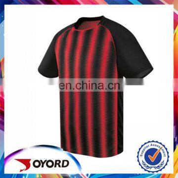 Custom your own design striped futsal soccer jersey