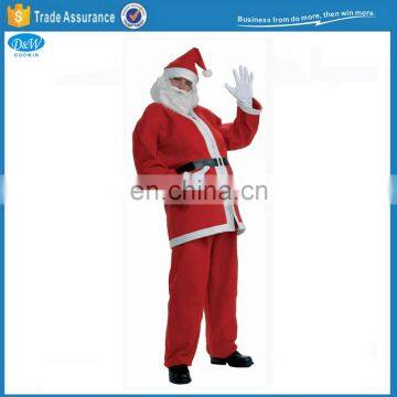 Cheap Price Non-woven Christmas Santa Claus Suit