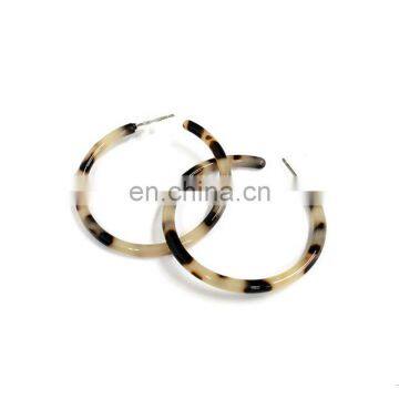 High Quality New Design Acetic Acid Jewelry Women's Acrylic Acetate Hoop Earrings photo-5