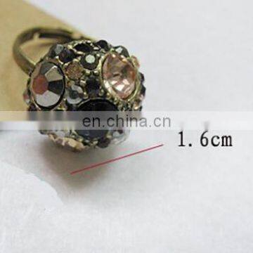 Godbead Mushroom Head Ring Fashion Plated Genuine Austrian Crystal Party Club Rings Jewelry photo-6