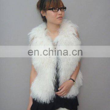 Mongolian lamb fur vest (MC-0703)