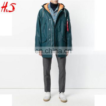 Chinese Clothing Maunfacturers Product Fashion Windproof Parka Jacket With Hood