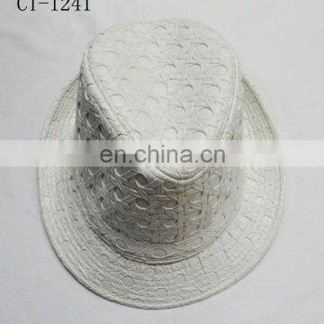 2015 hot sale leather top hat