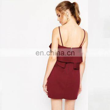 2016 High Quality Charming Elegant Wholesale Bodycon Mini Short Evening Dresses photo-3