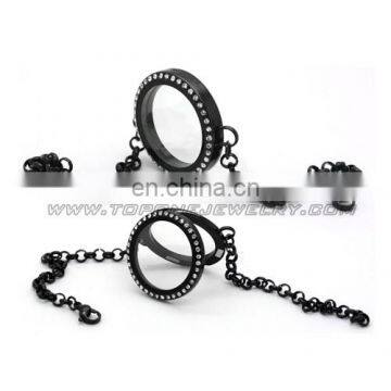 Gold Plated Locklet Design Cubic Zincon Bracelet Stainless Steel photo-4