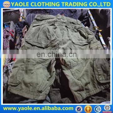 used clothing australia men cargo short pants used clothes in bales price