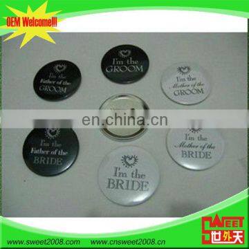 Promotional Free design Personalized metal pin button badge