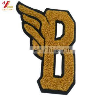 Custom Letter Patch /custom chenille patch iron on for garment accessory