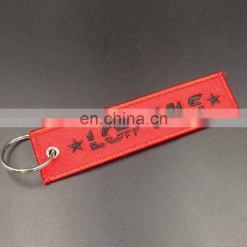 Insert Before Flight Embroidered Key ring/Key Chain/Key Fob