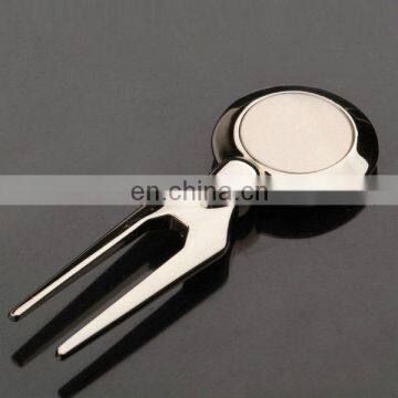 PROMOTIONAL STAINLESS ZINC ALLOY GOLF BALL DIVOT TOOL