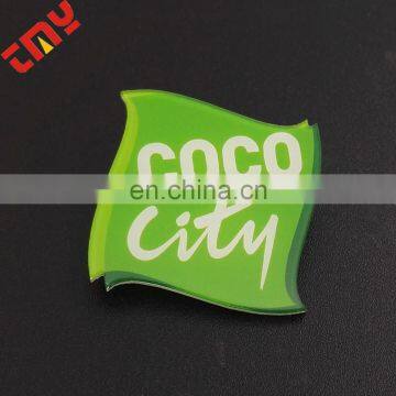 Wholesale Cheap Price Plastic Star Shaped Badge With Safty Pin