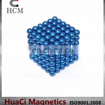 Colorful Neodymium 5mm Blue magnetic ball toy