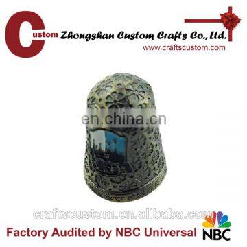 Custom 3D zinc alloy small metal craft bells/promoion souvenir