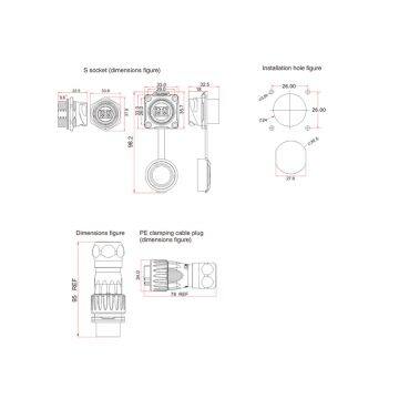 IP67 Waterproof Fiber Optic Connector Circular Connector Data Connector for Data Transmission Equipment photo-3