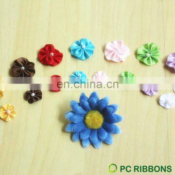 New arrival satin ribbon flower rose