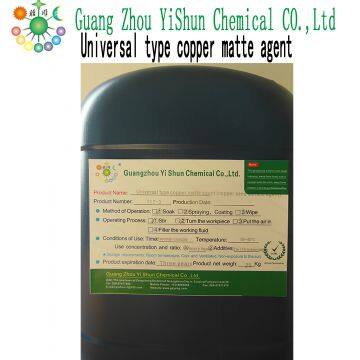 Copper matte agents Copper surface matte treatment agents Copper electroless matte agent