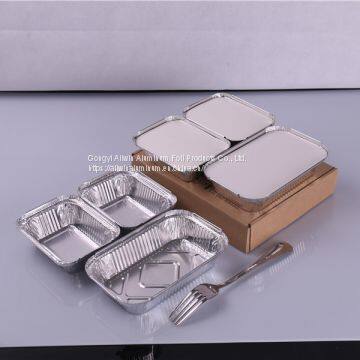 930ml Takeaway Disposable Food Grade Aluminium Foil Container photo-3