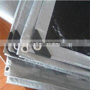 Heavy Duty Add UV Silver Black Poly Waterproof Tarpaulin Sheet