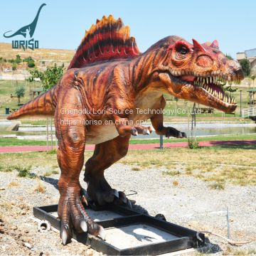 LORISO2060 Turkey amusement theme park lifelike L:8m spinosaurus dinosaur made in china