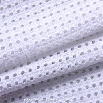 latest swiss voile white cotton lace fabric embroidered