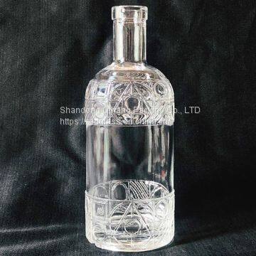 Custom Spirits Glass Bottle For Sale