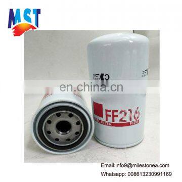 Excavator spare parts FF216 engine parts fuel filter