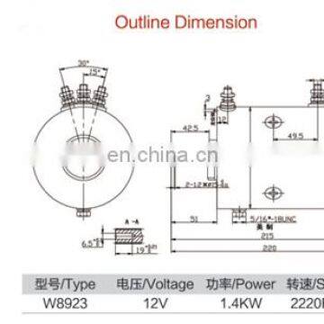 12 Volt Winch Motor for Hydraulic Forklift photo-5