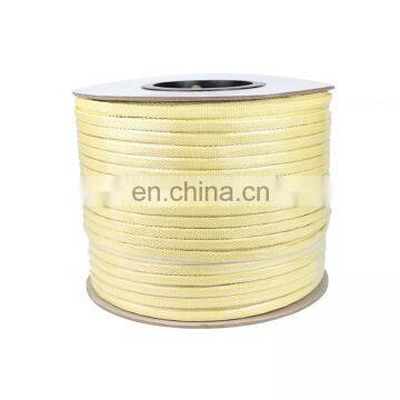 High Temperature Custom Resistance Fireproof Braided Aramid Fiber Roller Rope photo-7