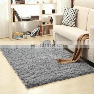 Household modern bedroom shag pile sponge back carpet living room