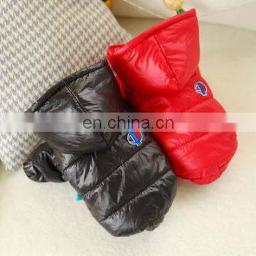 Warm Pet Dog Cat Coat Puppy Black Red Hooded Cotton Clothes Apparel photo-4