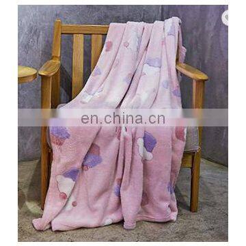100% Polyester Glue Glow Flannel Blanket Two Sides Brushed Cozy Fleece Throw photo-6