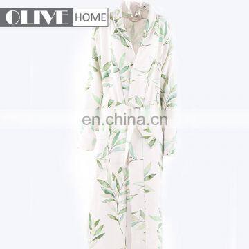 Unisex Western Super Soft All Pattern Accept Printed Waffle Cotton Hotel Bathrobe photo-2