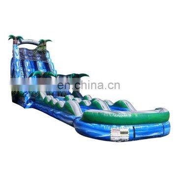 30ft Tall Dual Lane Inflatable Monsoon Water Slide Backyard