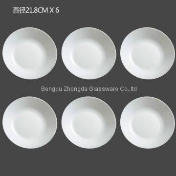 Tempered Microwave Safe Opal Glass Dinnerware photo-5