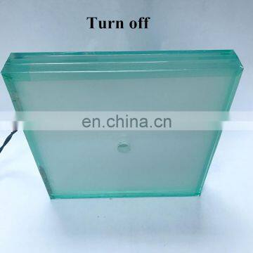 Electric Smart Glass High Quality Magic Switchable PDLC Film Glazing Low Iron Super Ultra Clear Ultrawhite Tempered Laminated6+6 photo-5