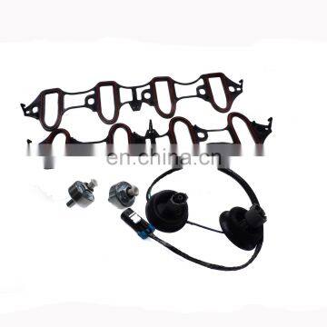 Set 89060413 Engine Intake Manifold Gasket With Knock Sensor For CHEVY GMC HUMMER 4.8L 5.3L 6.0L